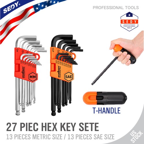 Allen wrench hex key set - pc,