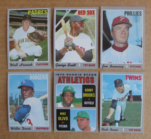 1970 topps baseball - 1970, card