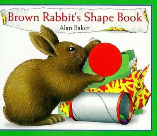 Brown rabbits shape book - rabbits,
