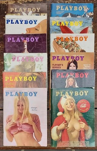 Playboy magazine lot 12 - playboy, of