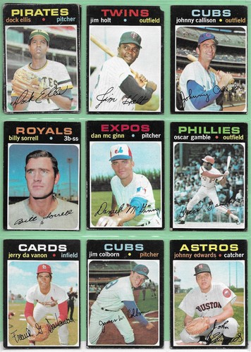 1971 topps baseball pick - -,