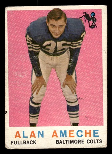 1959 topps alan ameche vg - topps,