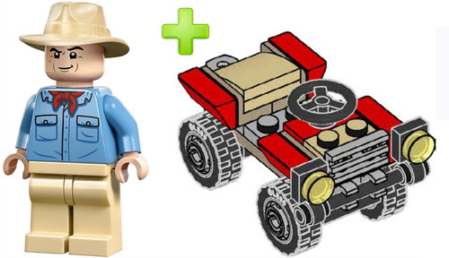 Lego alan grant minifigure - alan,