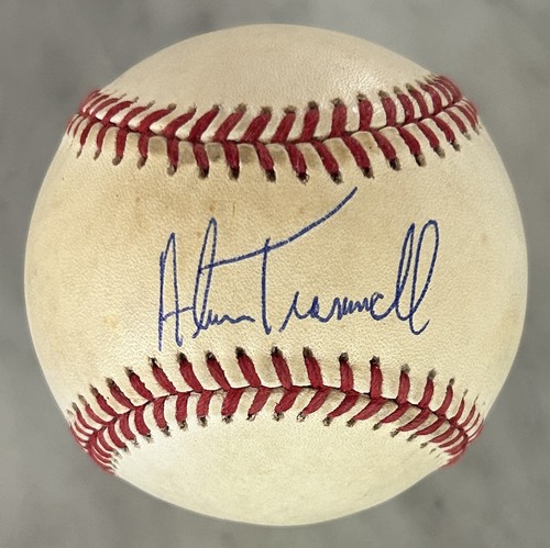 Alan trammell autograph signed - trammell,