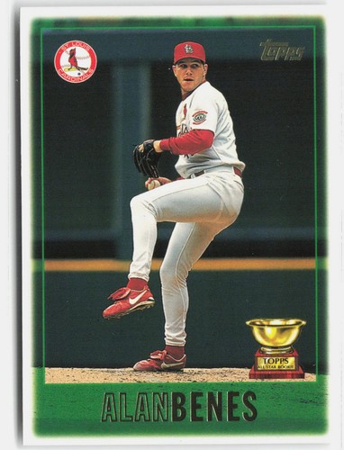 1997 topps 351 alan - #351, benes
