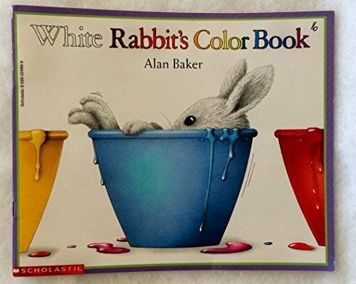 White rabbit color - white, book
