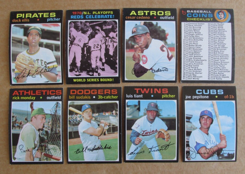 1971 topps baseball card - 1971,