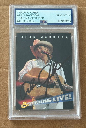 Alan jackson signed - jackson,